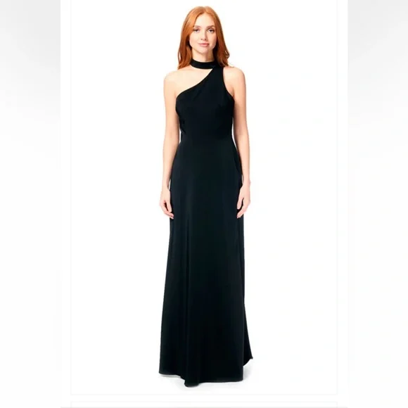 bari jay one shoulder bridesmaid dress Bari Jay Bridesmaid Dress 2623 Black